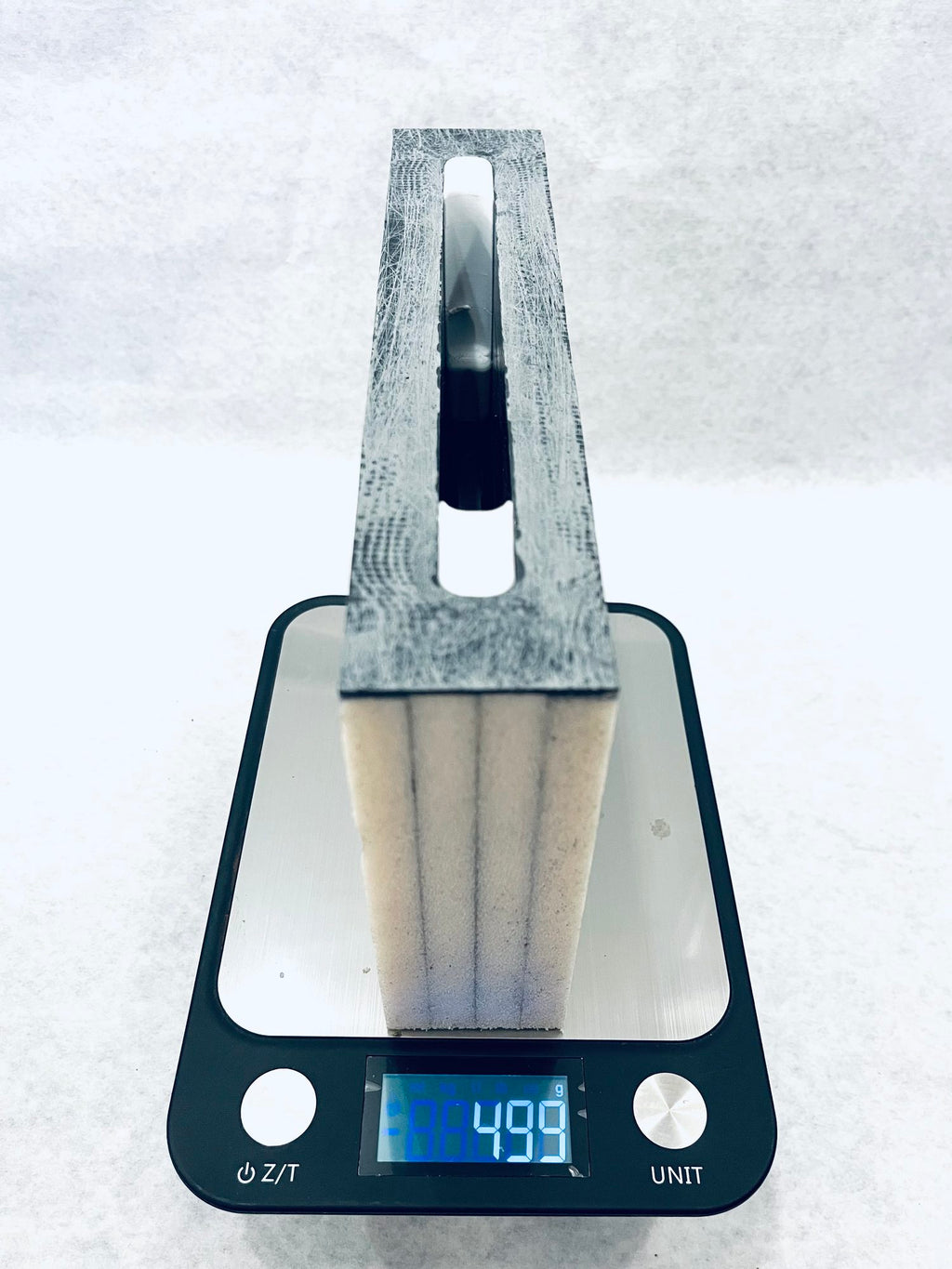 Adjustable Tuttle Box V4 on a digital scale