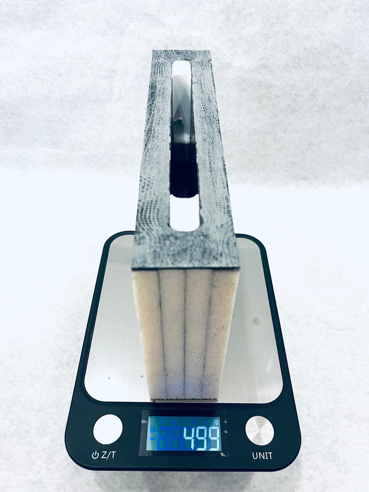 Adjustable Tuttle Box V4 on a digital scale