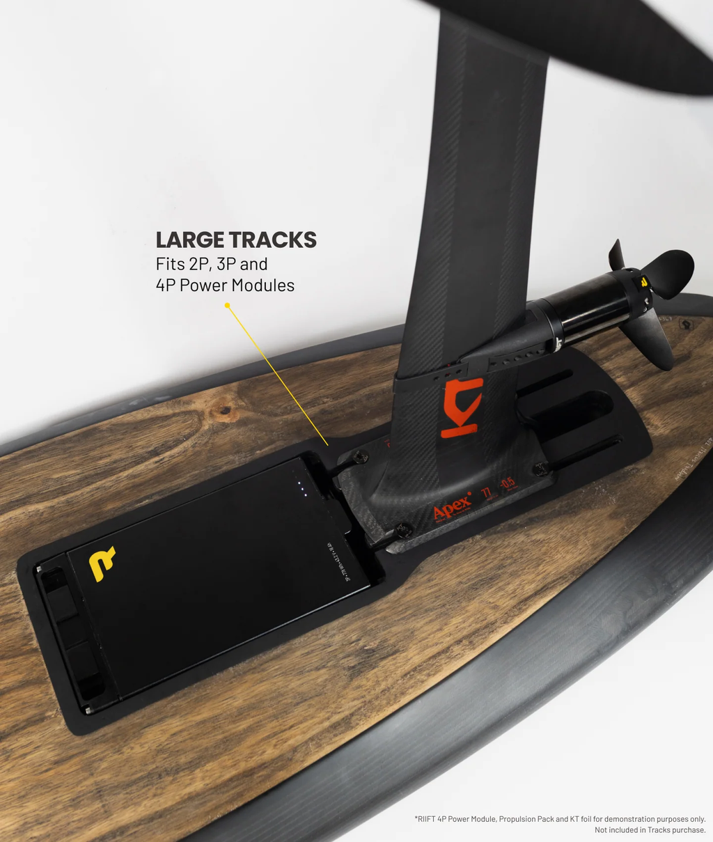 RIIFT Tracks with a Power Module fitted (Power Module not included)