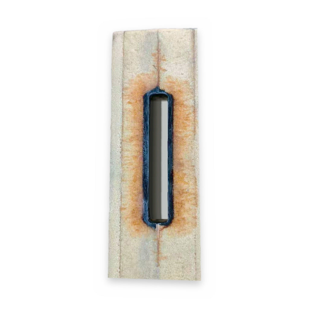 Prepreg carbon windfoil Tuttle box, bottom view of mast slot