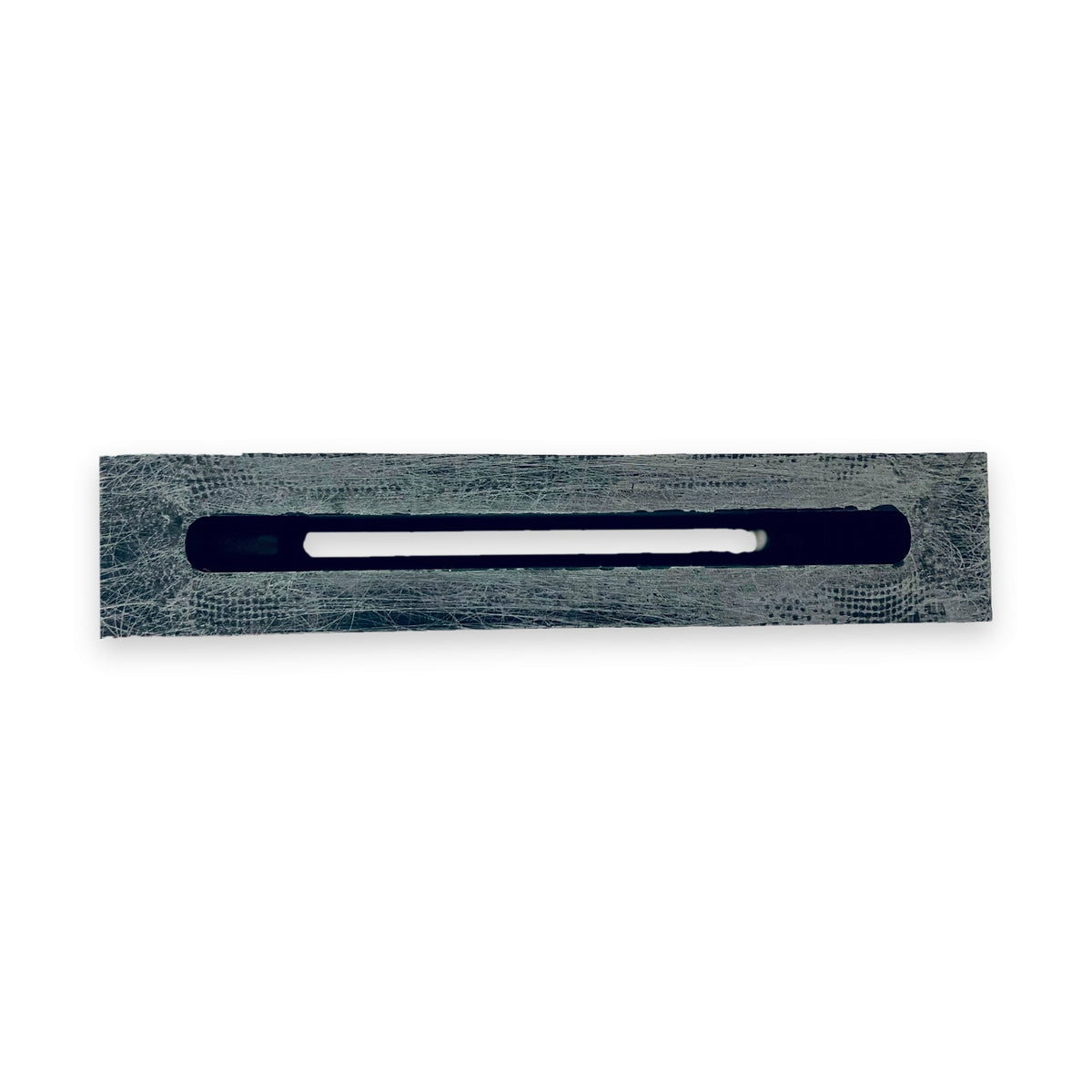 Adjustable Tuttle Box V4 held in hand, view of mast slot